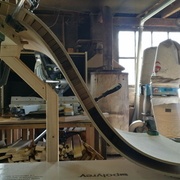 Collage du sandwich CP cintrable+Entretoises+CP cintrable