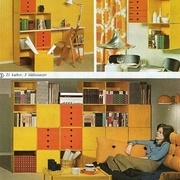Interieur  modulable Ikea Catalogue années 70