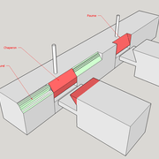 Tenons/mortaises  "à chaperon" et à paume