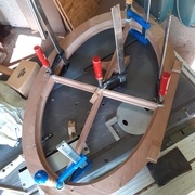 Collage du croisillon