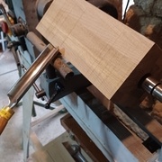 Mise au rond avec la gouge à dégrossir