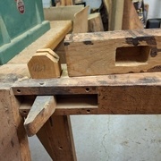 Détail du montage de la barre transversale