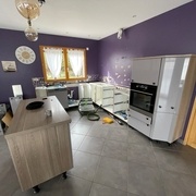 Dépose des crédences, plans de travail, des portes et tiroirs