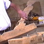 balustre rampant fini dans sa portion de main courante