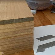 Premières découpes et rabotage à une épaisseur constante