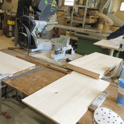 Ponçage et redécoupage des panneaux