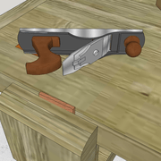 **10/** Nous taillons précisément la clef.