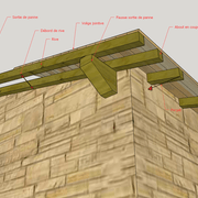 Détail de sorties de toit