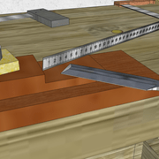 **5/** Calibrage des fonds d'entailles entaillages aux ciseaux à bois !