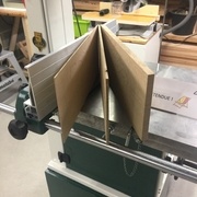 Quelques tests de refente sur du chêne.