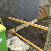 pose des deux traverses