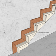 Stylobate en plinthes