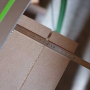 Photo du "modèle" afin de faire les autres bandes de la même taille. Ce n'est pas très orthodoxe comme méthode, et ça n'a d'ailleurs pas très bien marché :S