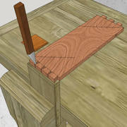 **4/** Tracé queues femelles par superposition des queues mâles à l’intérieur du recouvrement.
