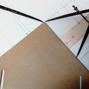 Triangle de base sur l'équerre