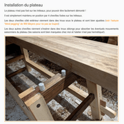 Capture d'écran de l'article d'Airdrien présentant son établi moravien.