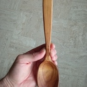 Cuillère après cuisson.