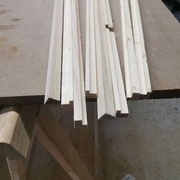 fabrication des baguettes pour les panneaux de portes