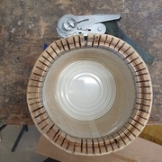 Cintrage de la latte de parquet