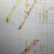 vue en herse du noulet et projection