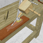 **6/** Les sifflets centraux sont bûchés.