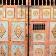 Porte  type antique chinoise  (oasis de xinjiang)