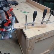 Fixation des pièces à défoncer