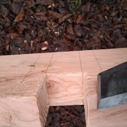 chanfrein dans les entailles