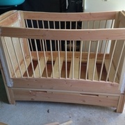 fixation finale, les bandes blanches sont de la pate à bois