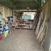 un peu de rangement pour l'arrivée de la remorque !