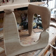 La liaison des deux pieds est formées à la râpe