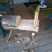 Les deux premiers piquets (assez grand pour en faire 4 !)