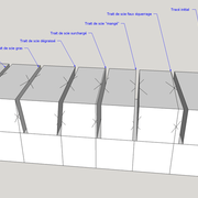 **3/** Les principales fautes d'exécutions de traits de scie à araser .