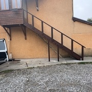 Ici on voit bien le chevauchement du durogrit au niveau des bouchons