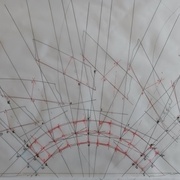 Sections planes perpendiculaires à la tangente de pente à l'axe