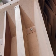 les 6 boulons qui assemblent base et plateau