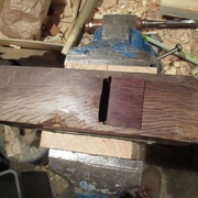 L'insert en place avant collage