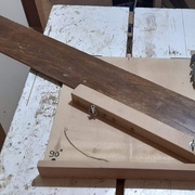 découpe des triangles (pion positionné à 60°)