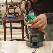 ma scie "a dos" affûtée par mes soins, elle et moi c'est  vieux couple(15ans c'est déjà ça..) absolument inséparable...