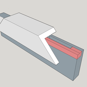 A la main avec scie à dos et demi boite à coupe