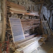 Le stock de bois bien rempli