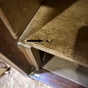 Des trous mistérieux, symétriques des deux côtés.