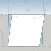 Section de la traverse transversale du bas, vue de côté