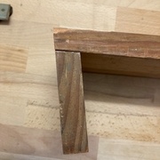 1er essai avec les queues d’aronde