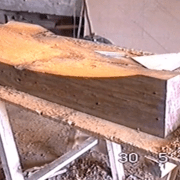 face concave finie brute de rabot