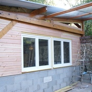 Clin en douglas autoclave à l'extérieur