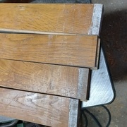 Les 4 chutes de parquet avant collage