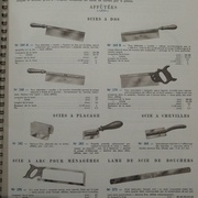 Peugeot ~1950 : scies à dos