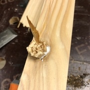 Essai d'une technique pour combler un nœud.