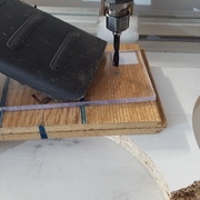 Perçage de 2 trous de goupille pour indexer les 3 épaisseurs